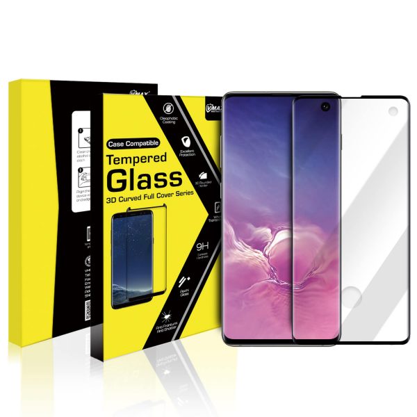 VMAX Samsung Galaxy S10 3D full screen protector, tempered glass
